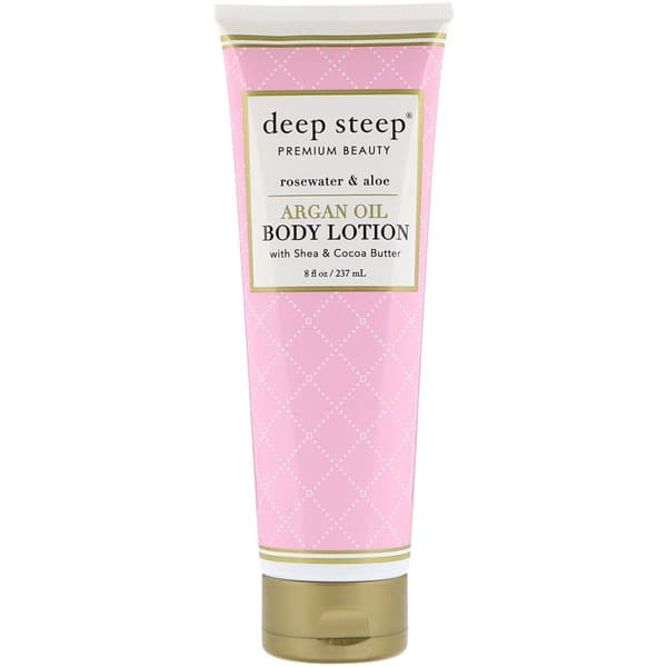 Argan Oil Body Lotion, Rosewater & Aloe