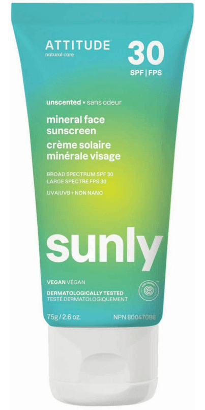 SUNLY Mineral Face Sunscreen Unscented