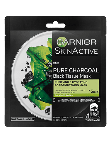 Garnier Charcoal And Algae Hydrating Face Sheet Mask