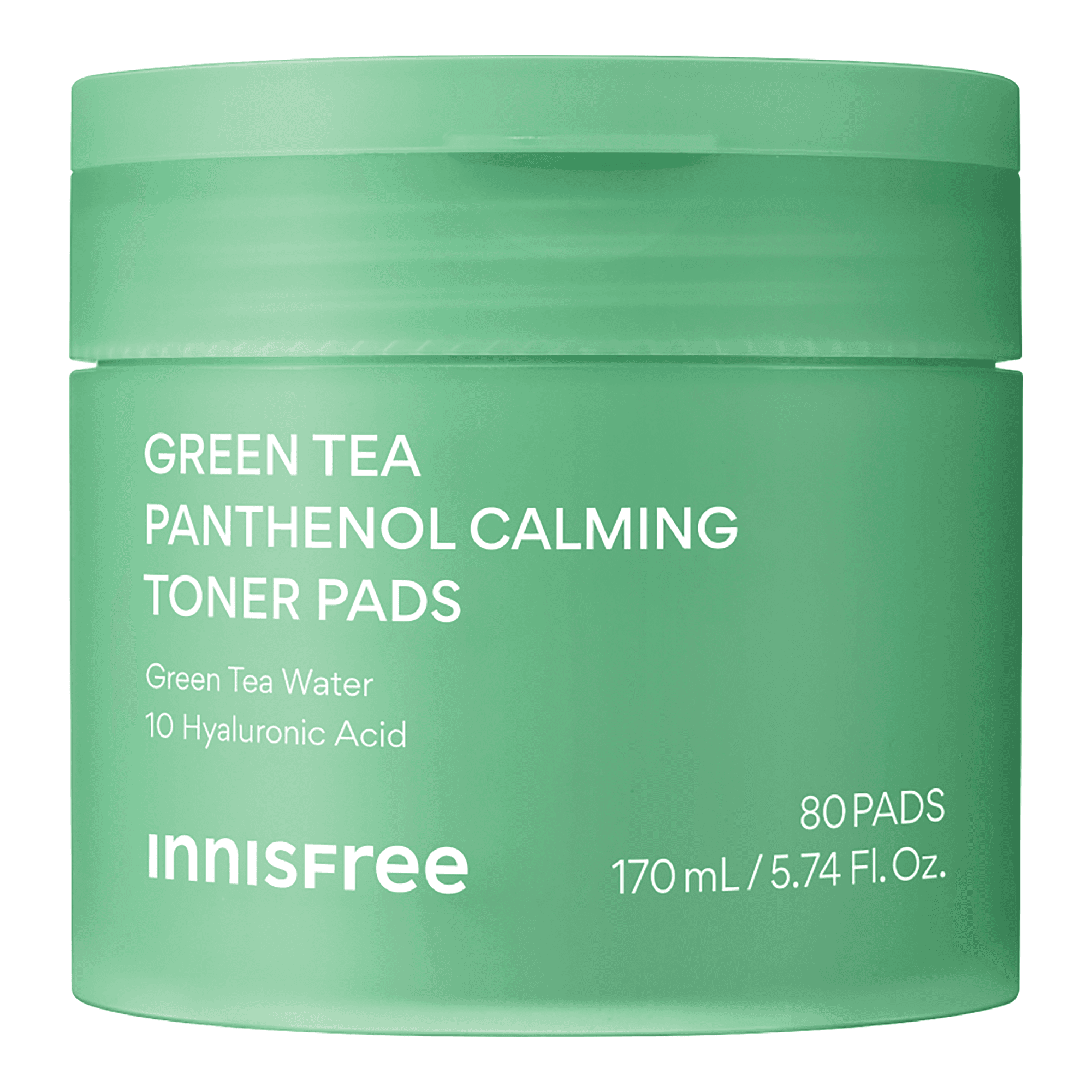 Green Tea Panthenol Calming Toner Pads
