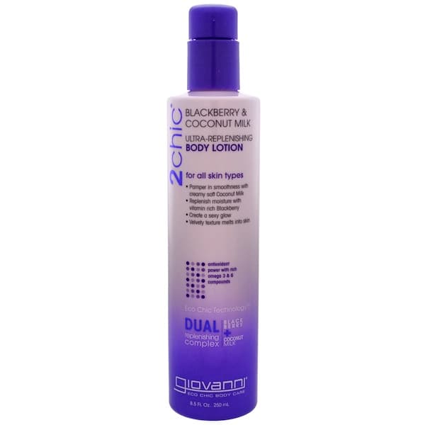 2Chic, Ultra-Replenishing, Body Lotion, Blackberry & Coconut Milk