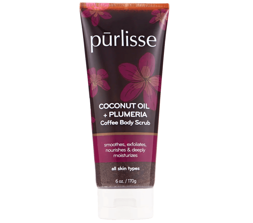 Coconut Oil + Plumeria Coffee Body Scrub