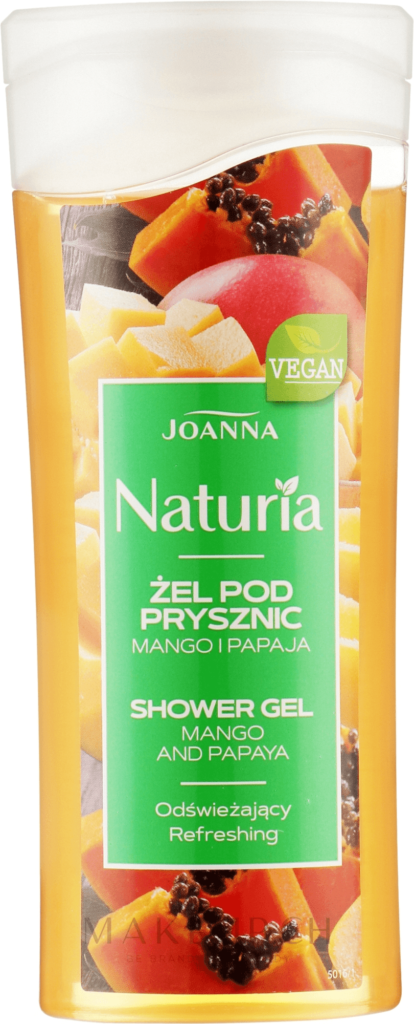 Naturia Shower Gel Mango & Papaya