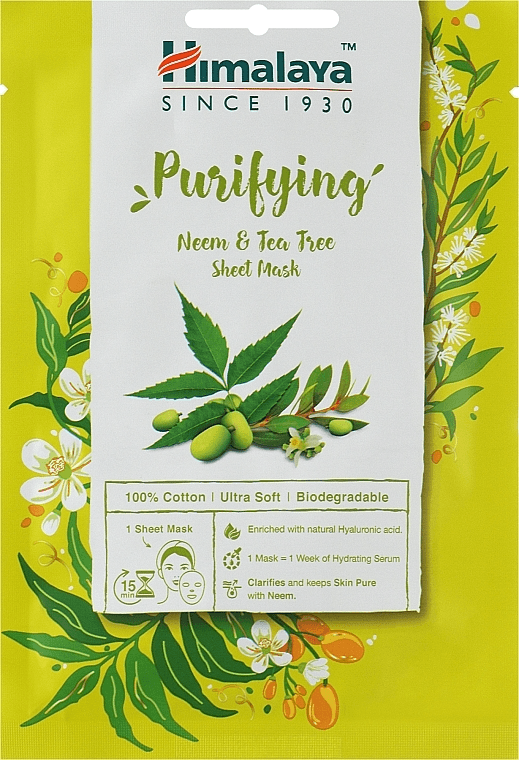 Purifying Neem & Tea Tree Sheet Mask