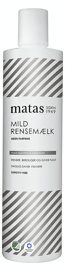 Mild Rensemælk til Sensitiv Hud Uden Parfume