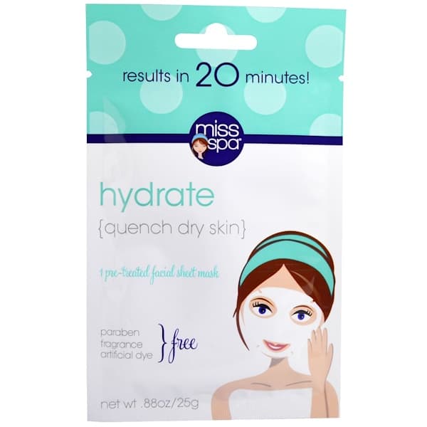 Hydrate, Pre-Treated Facial Sheet Mask
