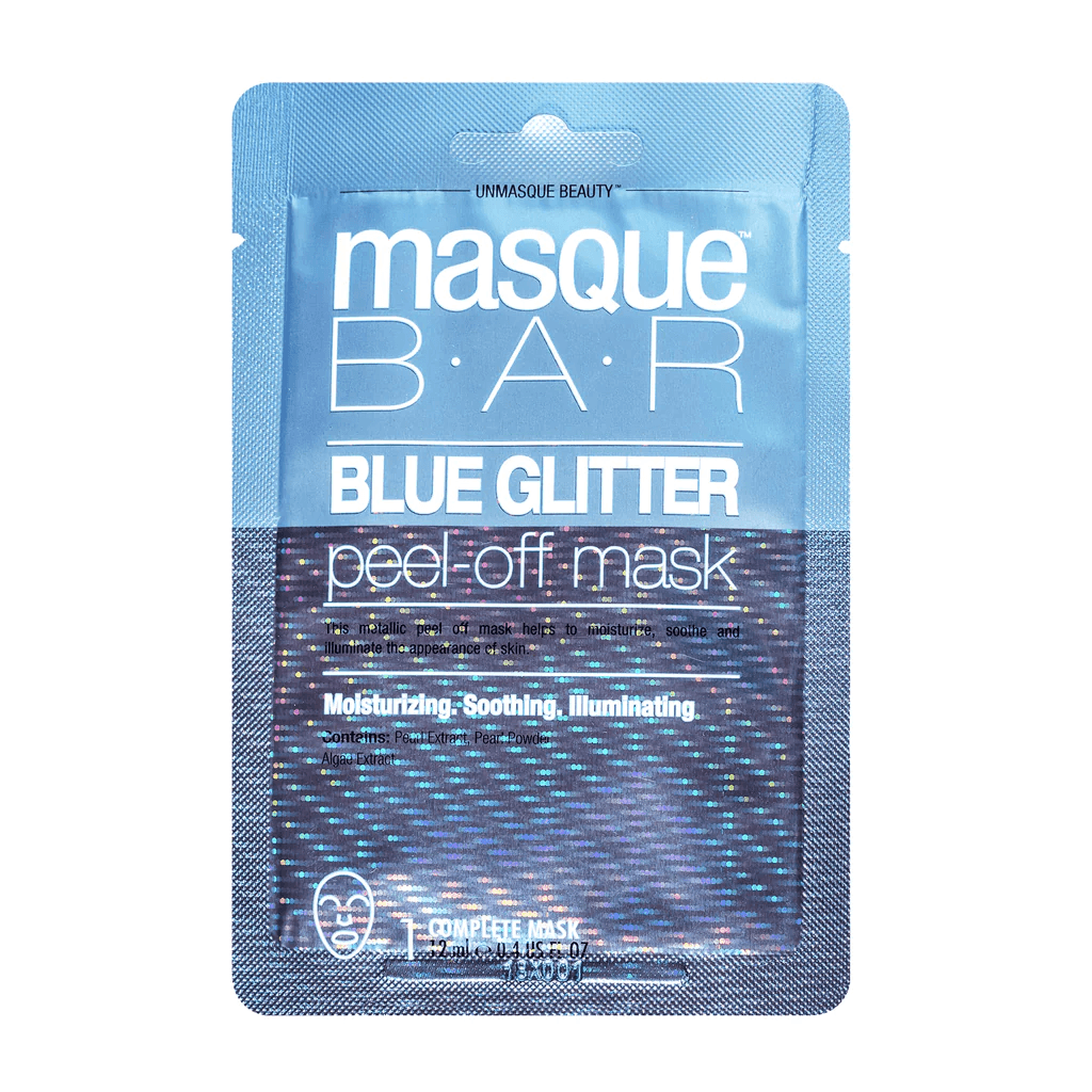 Blue Glitter Peel Off-Mask