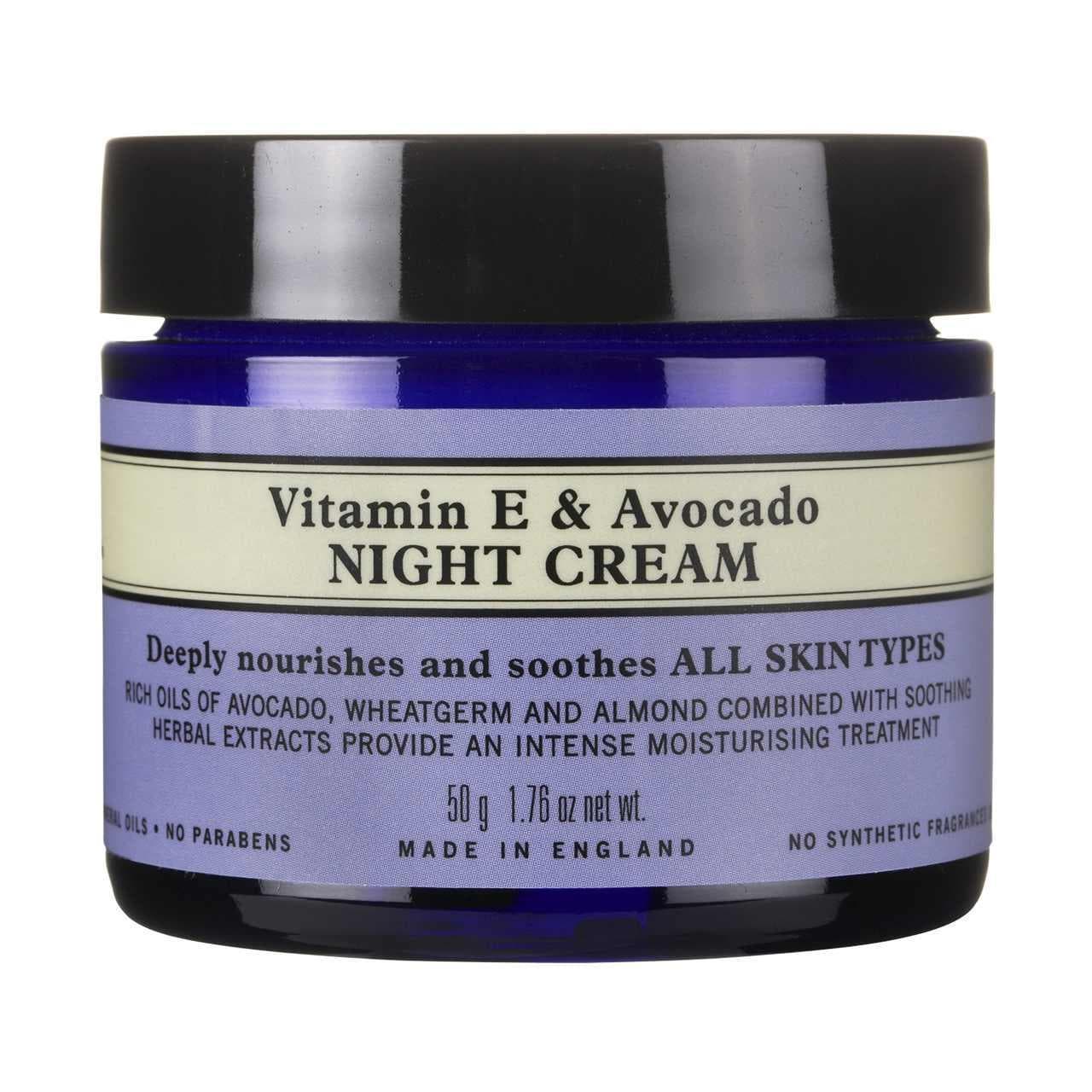 Vitamin E & Avocado Night Cream