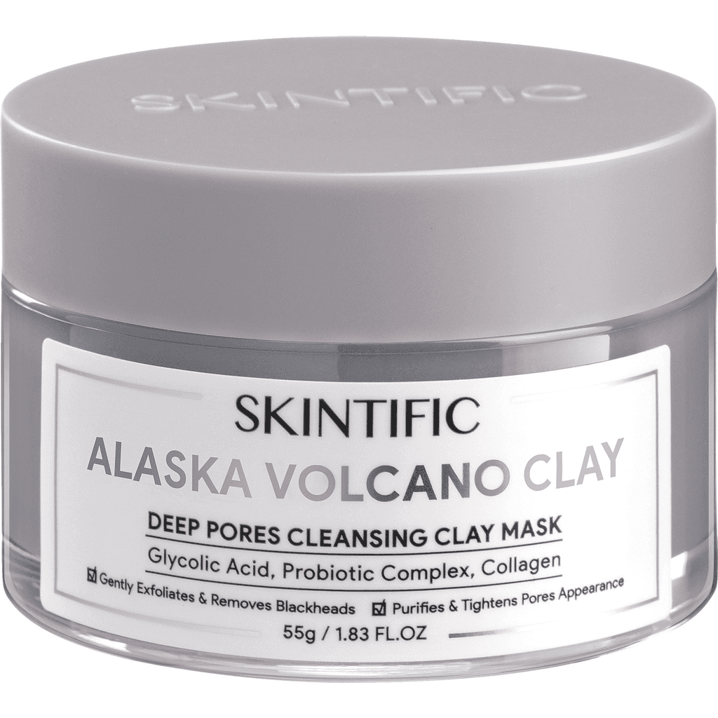 Alaska Volcano Clay Mask