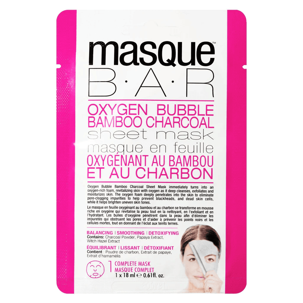 Oxygen Bubble Bamboo Charcoal Sheet Mask
