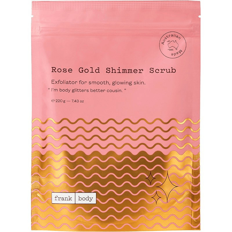 Rose Gold Shimmer Scrub