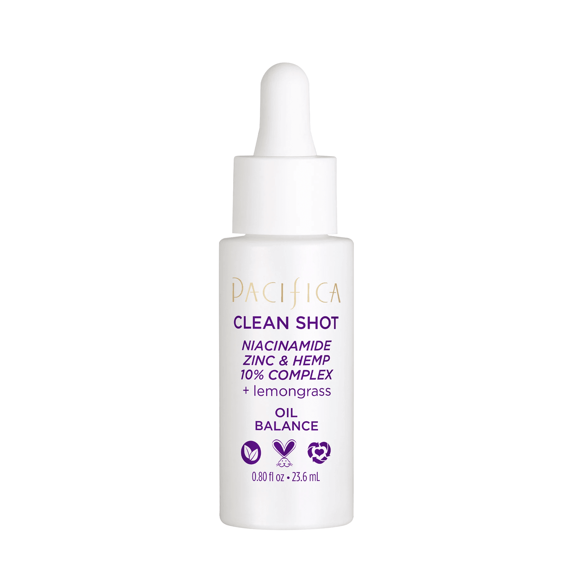 Clean Shot Niacinamide, Zinc & Hemp 10% Complex