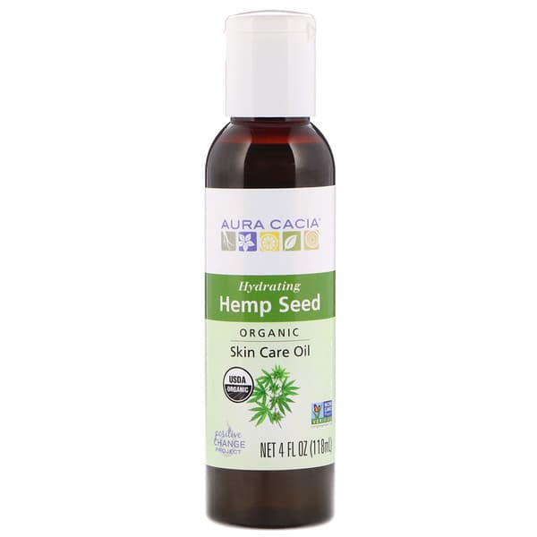 Organic, Skin Care Oil, Hemp Seed