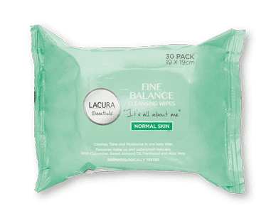 Essentials Fine Balance Cleansing Wipes