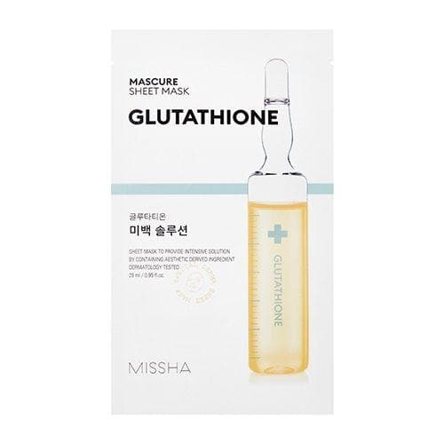 Mascure Whitening Solution Sheet Mask - Glutathione