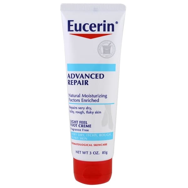 Advanced Repair, Light Feel Foot Creme, Fragrance Free