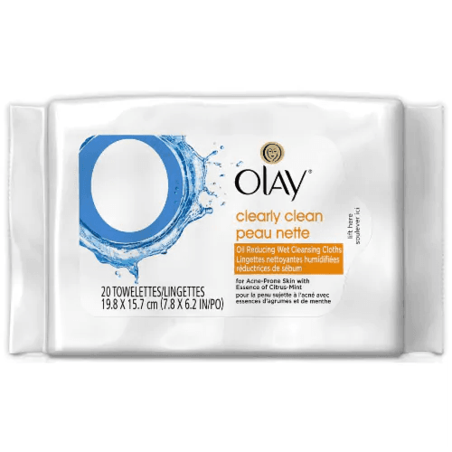 Olay Clearly Clean Oil Reducing Cleansing Cloths