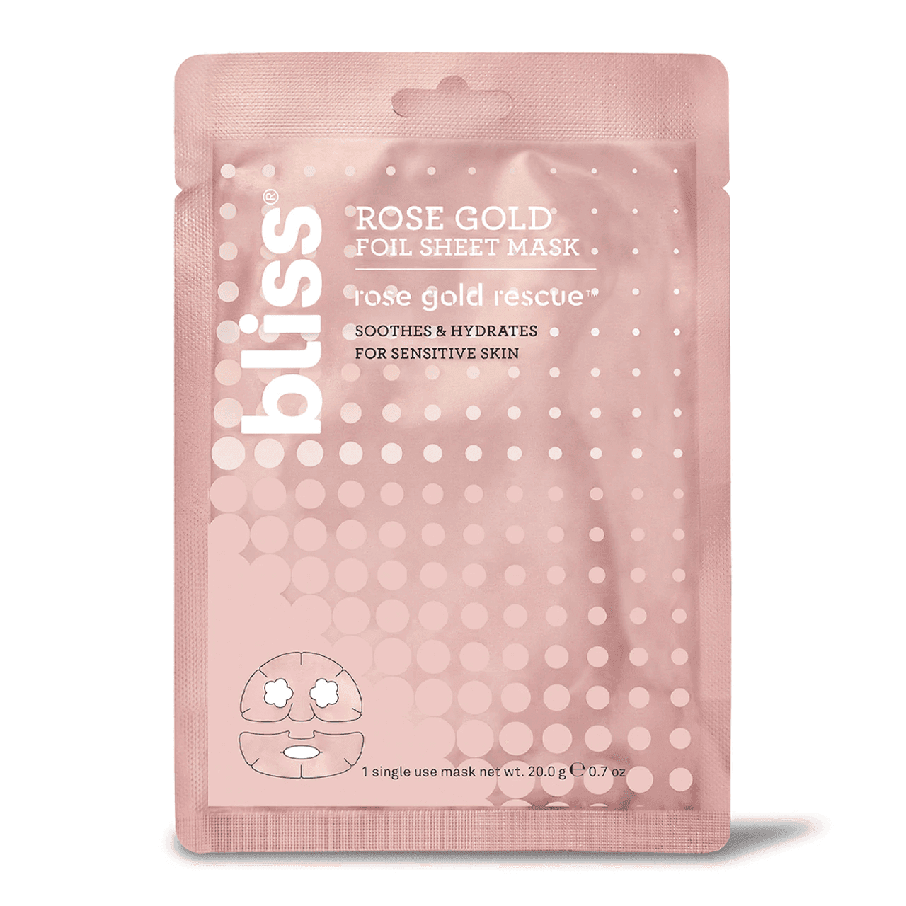 Rose Gold Foil Sheet Mask